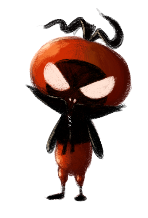 BEHOLD. The Tomato King!Bought some awesome brushes from frenden.com, and testing them out. I strugg