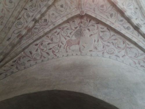 Medieval ceiling paintings of Turku cathedralTurku, March 2018