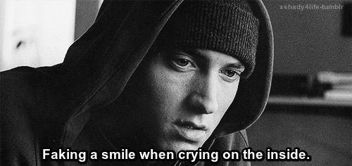 xshady4life:  90% of the time, I don’t show my true emotion. 