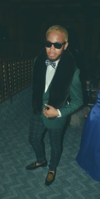 blackfashion:  What am I wearing: Shades: Ray Bans Blazer: H&amp;M Shirt: Zara Mink: Custom made Bow tie: Neiman Marcus Pant: Macy’s (personally tailored) Shoe: Aldo IG: “thejimmyshow” Tumblr: “eatgrapes.tumblr.com” Photographed by: Chris Triplet