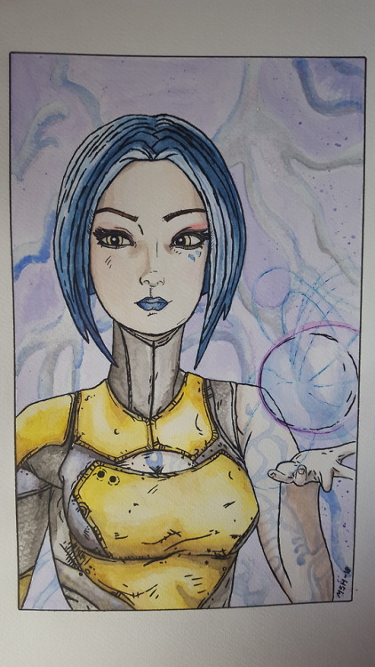 glittermarcy:My painting of Maya from Borderlands 2 is all done! Very pleased.If you are interested 