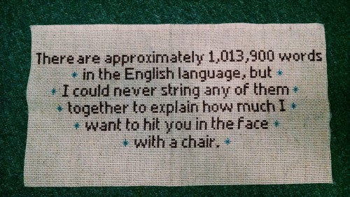 root-beer-riku: chimney-swift: wagnetic: lizscham: Even more cross stitch. The best cross stitch. I&