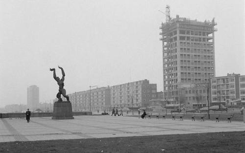 architectureofdoom: The Destroyed City by Ossip Zadkine, Rotterdam, 1953. Post-war reconstruction in