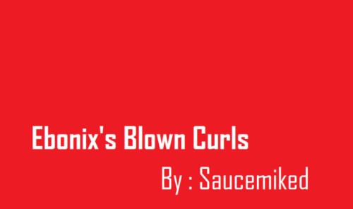 Ebonix’s Blown Curls (Sims 3)| Saucemiked & Saucedshop- Ts4 to Ts3 Conversion- Recolorable