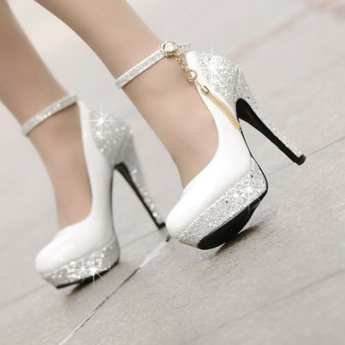 5 inch heels wedding shoes