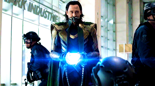 tomhiddleston-loki:  Loki escapes with the tesseract Avengers Endgame (2019)