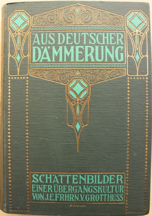 walzerjahrhundert:German Jugendstil Book Covers, circa 1900-1910