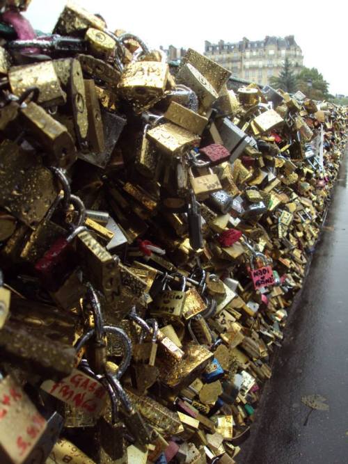 Paris lock bridge.