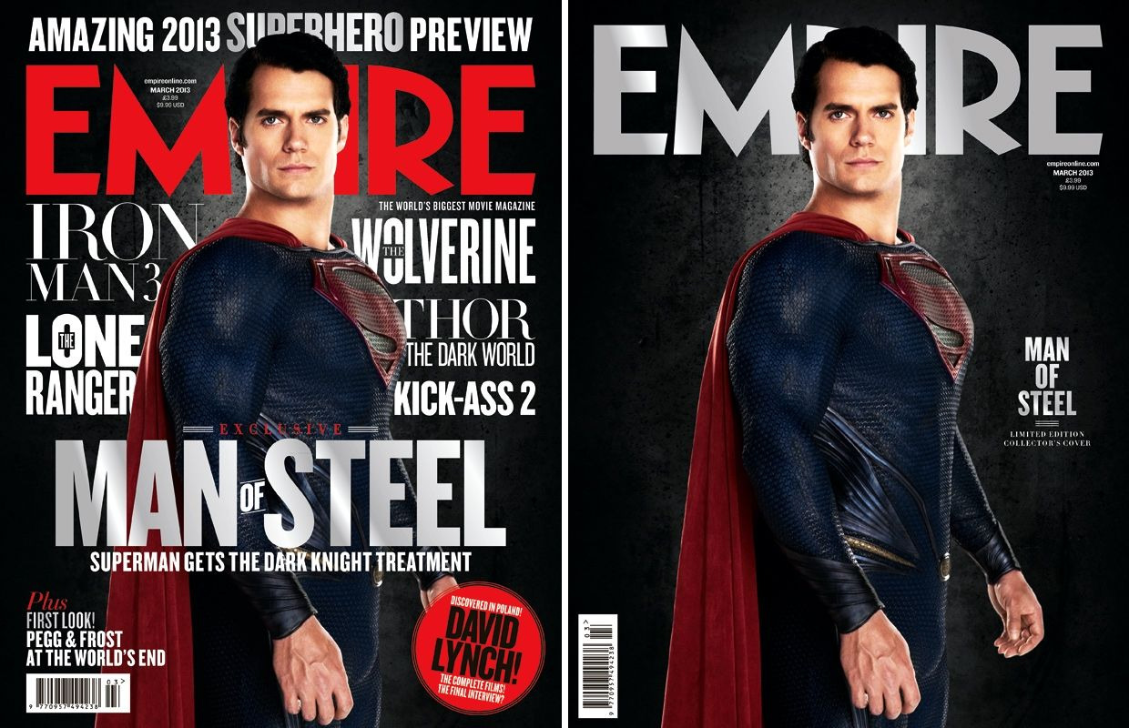 LINK INK:
Movies: Henry Cavill is standing tall in his Man of Steel suit on the latest cover(s) of Empire magazine. [Empire]