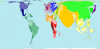 Road deaths per year by country.