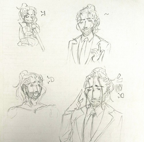 First Post = First Sketches W My Bbg (sorry For Quality Of 1)