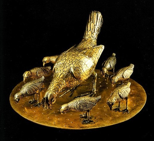 6th century animal figurines* Gilded silver* Monza, cathedral museum (Theodolinde’s treasure)