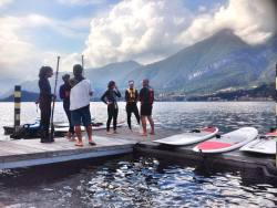 Our first certification in Europe is a great success. This is the start of exciting growth and the evolution of PaddleFit. Thanks to our cert coach Jodelle for making the trip and to Bellagio Water Sports for being a great host. @bellagiowatersports...