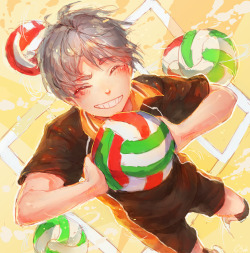 c-sushi:  My angel of Karasuno~ TvTI literally