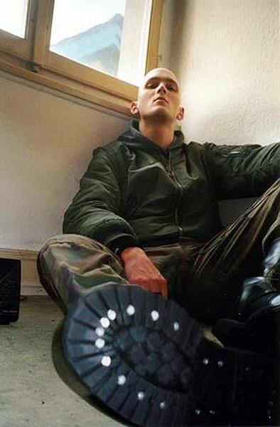 sigrunesigrune:  He beckons the sub over, to salivate over these boots, to leave