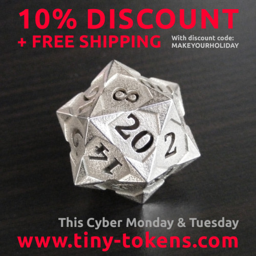 Get 10% OFF and free worldwide shipping on my dice designs, when you order today at www.shapeways.co