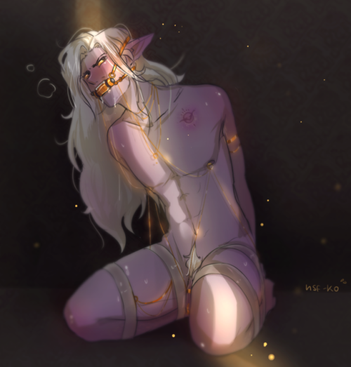 nsf-ko: Kinktober day 30:gagging ?? (just an excuse to draw Lotor with a golden gag)It’s way p