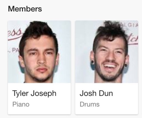 when they put you as “Piano” instead of lead singer or even ukulele