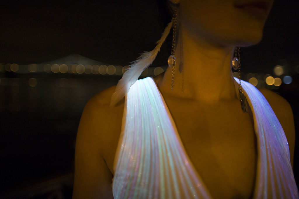 instructables:  Fiber Optic Dress by Natalina 