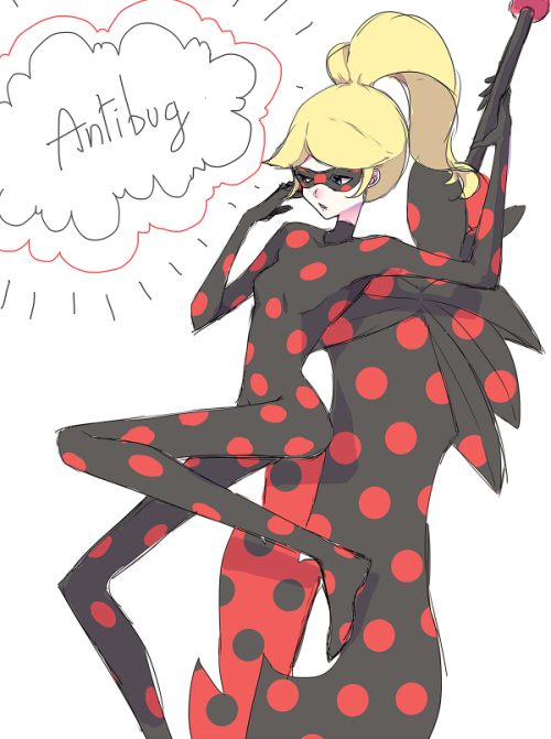 ANTIBUG WAS AWESOME I want to draw more of her&hellip;&hellip;.