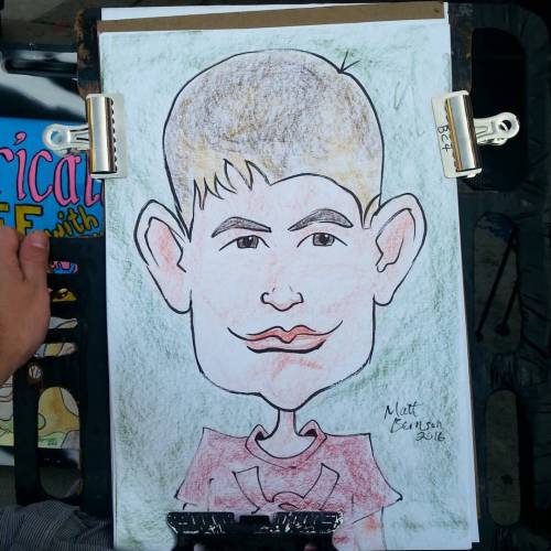 XXX Caricature done at Dairy Delight! #caricature photo