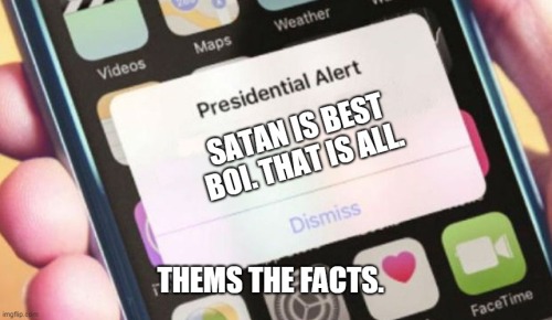 To Summarize: I JUST REALLY REALLY LOVE SATAN(OBEY ME!) OKAY?!?! (even Tho Hes Distracting Me Too Much