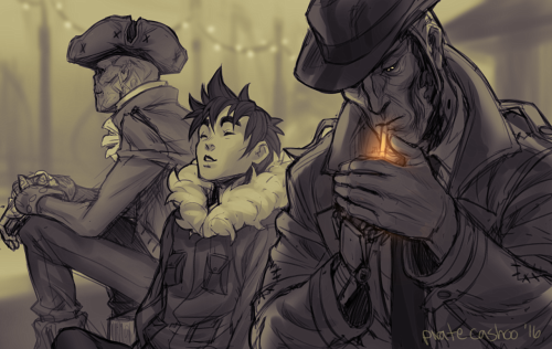pirate-cashoo: so these are some sketches that have built up over the last couple weeks! I wanted to
