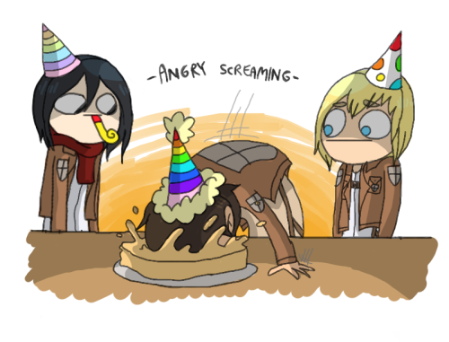 buttsarefunny: HAPPY BIRTHDAY, EREN.