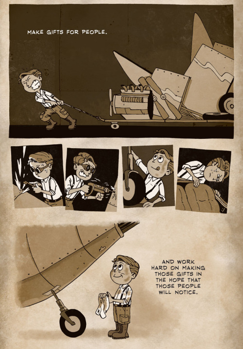 zenpencils:JOHN GREEN ‘Make gifts for people’