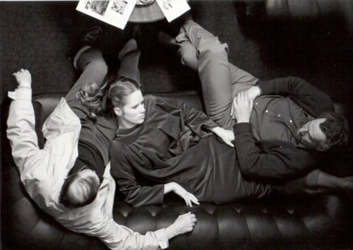 barcarole:Ingmar Bergman, Liv Ullmann and Erland Josephson filming Scenes from a Marriage, 1973