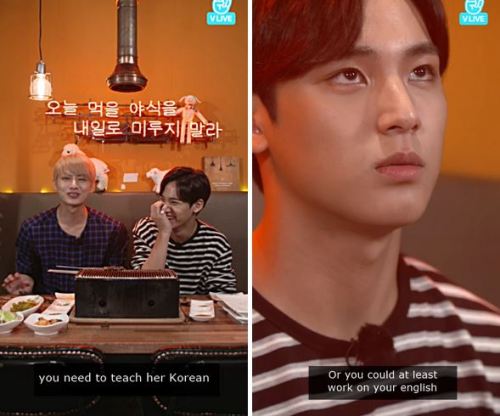 kmusicandblackwomen:sASSy Jun is at it again! Let Mingyu live!