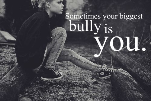 thin-spire-mexxx:  I am my own bully. 