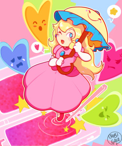 chibigaia-art:  💖💖Super Princess Peach!💖💖