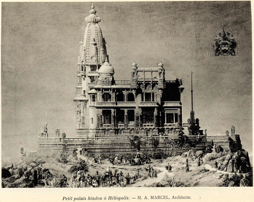 Elevation of the Hindu Palace, Heliopolis