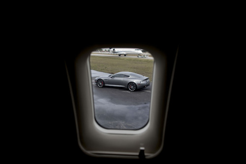 the view from inside the netjets flight we took in January. 