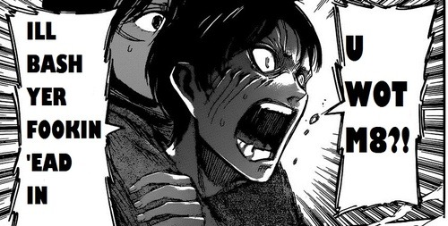 readthefuckingmanga:  countbackwardsfrominfinity:  Can you imagine Eren Jaeger as