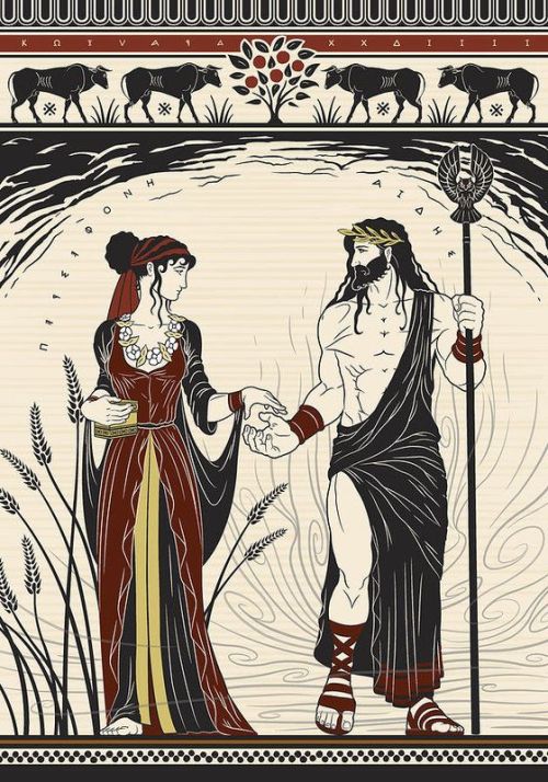 ninagoth:Hades And Persephone by Matthew Kocvara