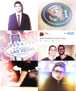 philcoulson:  a strong heart and a nerve of steel  by uraneia and lupinusStiles and Derek wake up married in Vegas. Well, they would have if it was legal.  In which Stiles is the president's son, Derek is his bodyguard, and Papa President orders them