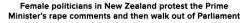 micdotcom:  Women may compose less than a third of New Zealand’s Parliament, but several just proved when they act in solidarity, their power knows no bounds. Several female members of Parliament refused to remain silent after Prime Minister John Key