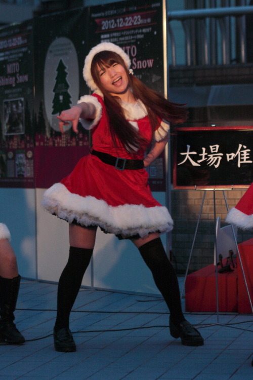 水戸ご当地アイドル(仮)2012.12.23　MITO Shining Snow(水戸駅北口ペデストリアンデッキ)