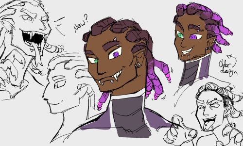 leronboi:I redesigned a design for unmasked Kid Cobra lol. I want him more snek yee