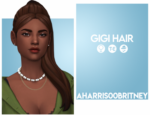 aharris00britney:

Gigi Hair

When I was making this hair this meme was circling in my head “oh my god gigi gigi i love you gigiii imma big fan of you” so I named it after that lmao

BGCHat Compatible24 EA ColorsCustom ThumbnailTerms Of UseTwitter  |  Instagram  |  TwitchDOWNLOAD (free on patreon) #hair#updo