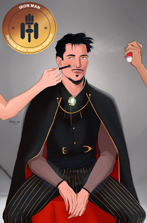 justlous-art: my tony stark hellfire gala look because he deserves better 