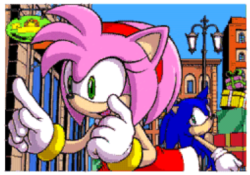 sonichedgeblog:  Amy Rose’s artwork panels from Sonic Shuffle’s credits sequence.[Sonic The Hedgeblog][Support us on Patreon]