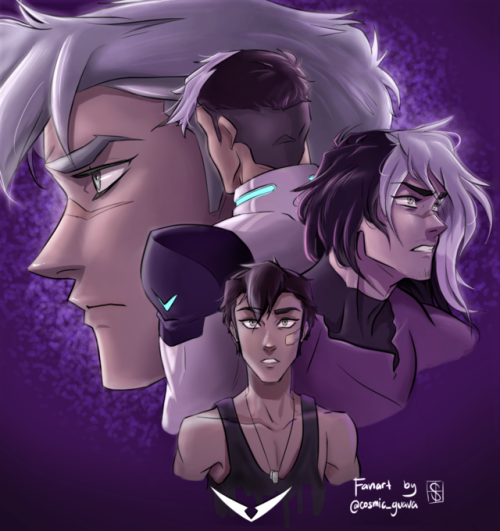 cosmicguava02: Happy birthday Shiro!!! I had to draw several Shiros that we naturally love, even a t