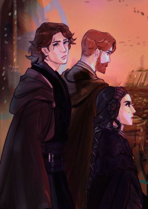 theresa-draws:twilight of the republic“This story happened a long time ago in a galaxy far, far away