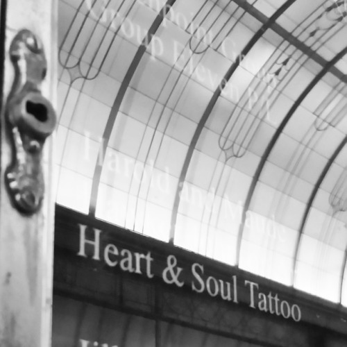 A few snaps of the Nicholas building and our new door signage for Heart &amp; Soul Tattoo! 