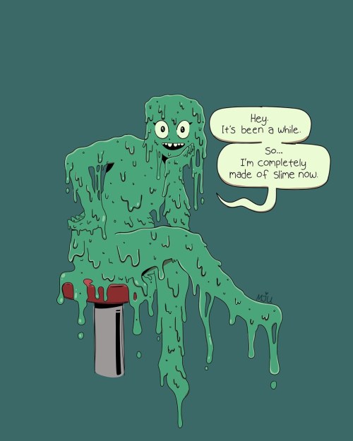 sweetbeanscomix:Slime time.