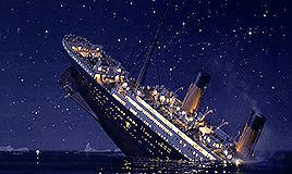 wittyhistorian:everythingrmstitanic:On April 14th, 1912, the RMS Titanic hit an iceberg at 11:40 pm,