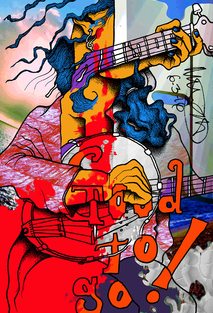 eatsleepdraw:  A complimentary scooter ride out of the darkest hour New art every